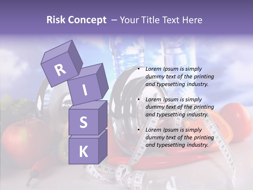 Closeup Weight Health Care PowerPoint Template