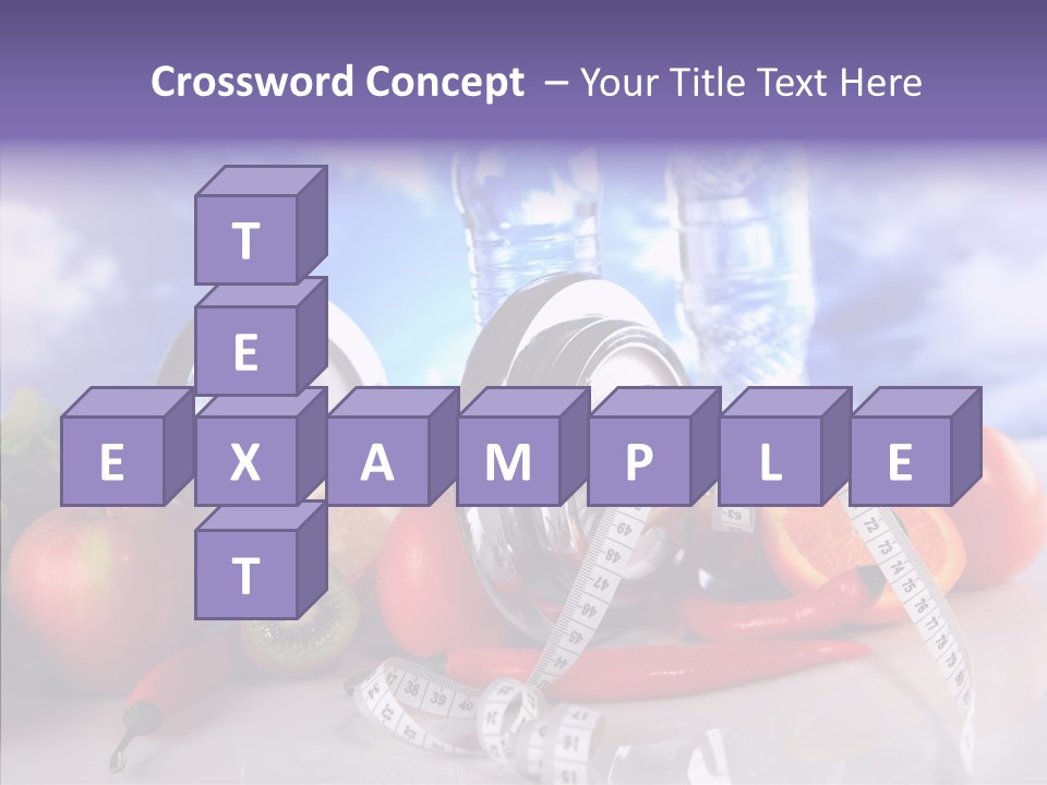 Closeup Weight Health Care PowerPoint Template