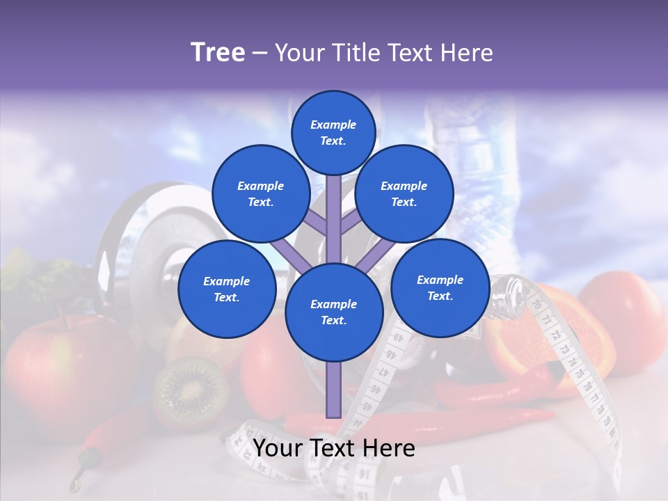 Closeup Weight Health Care PowerPoint Template