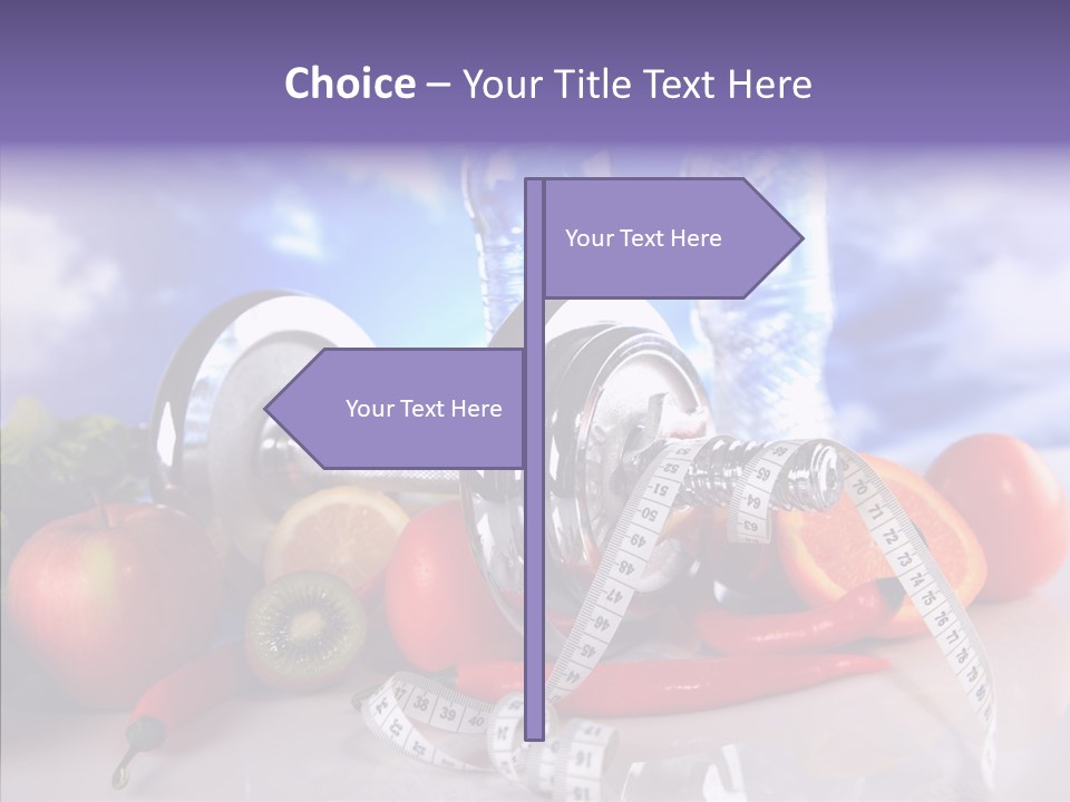 Closeup Weight Health Care PowerPoint Template