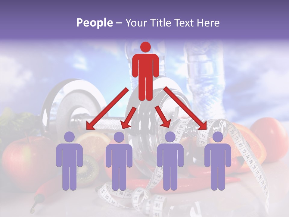 Closeup Weight Health Care PowerPoint Template