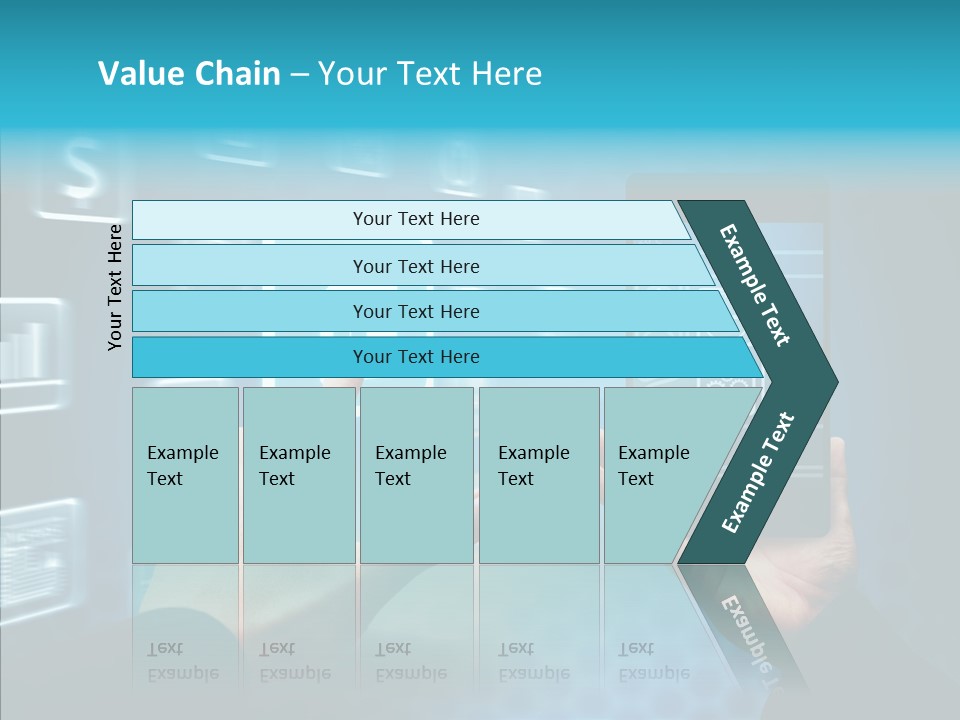 A Person Holding A Smart Phone In Their Hands PowerPoint Template