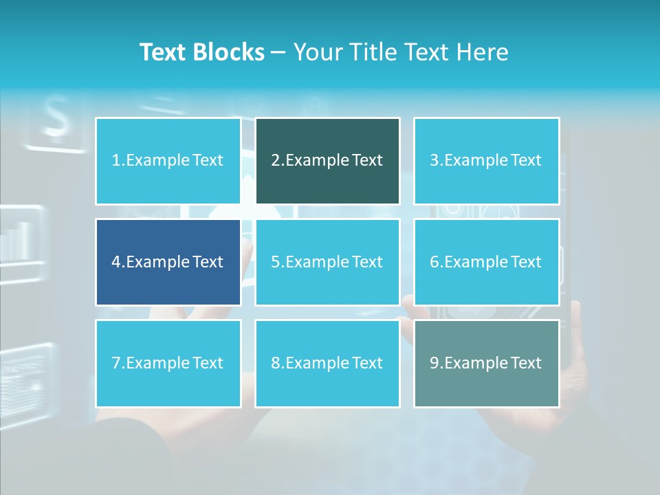 A Person Holding A Smart Phone In Their Hands PowerPoint Template