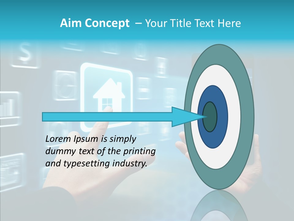 A Person Holding A Smart Phone In Their Hands PowerPoint Template