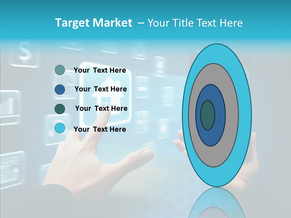 A Person Holding A Smart Phone In Their Hands PowerPoint Template