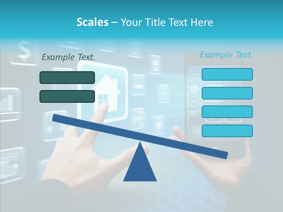 A Person Holding A Smart Phone In Their Hands PowerPoint Template