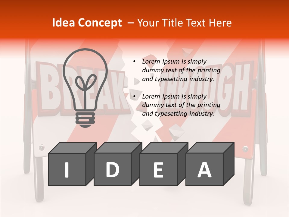 Concept Icon Keyboard PowerPoint Template