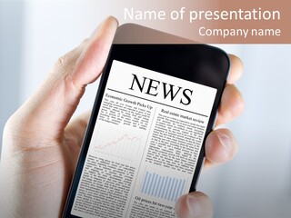 Business Information Mobile PowerPoint Template