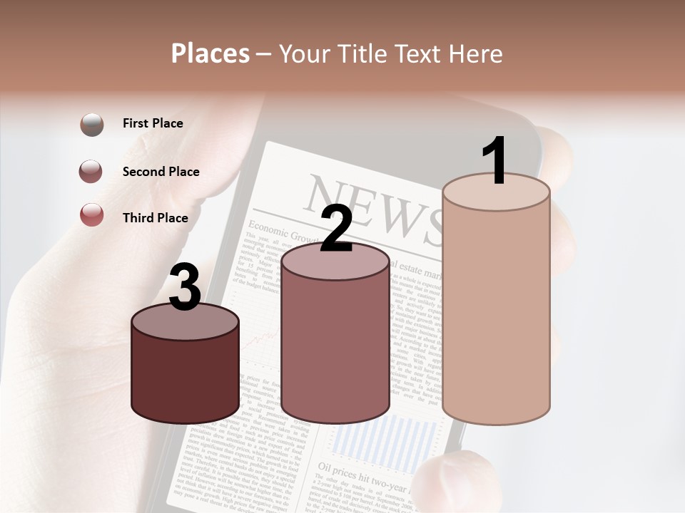 Business Information Mobile PowerPoint Template