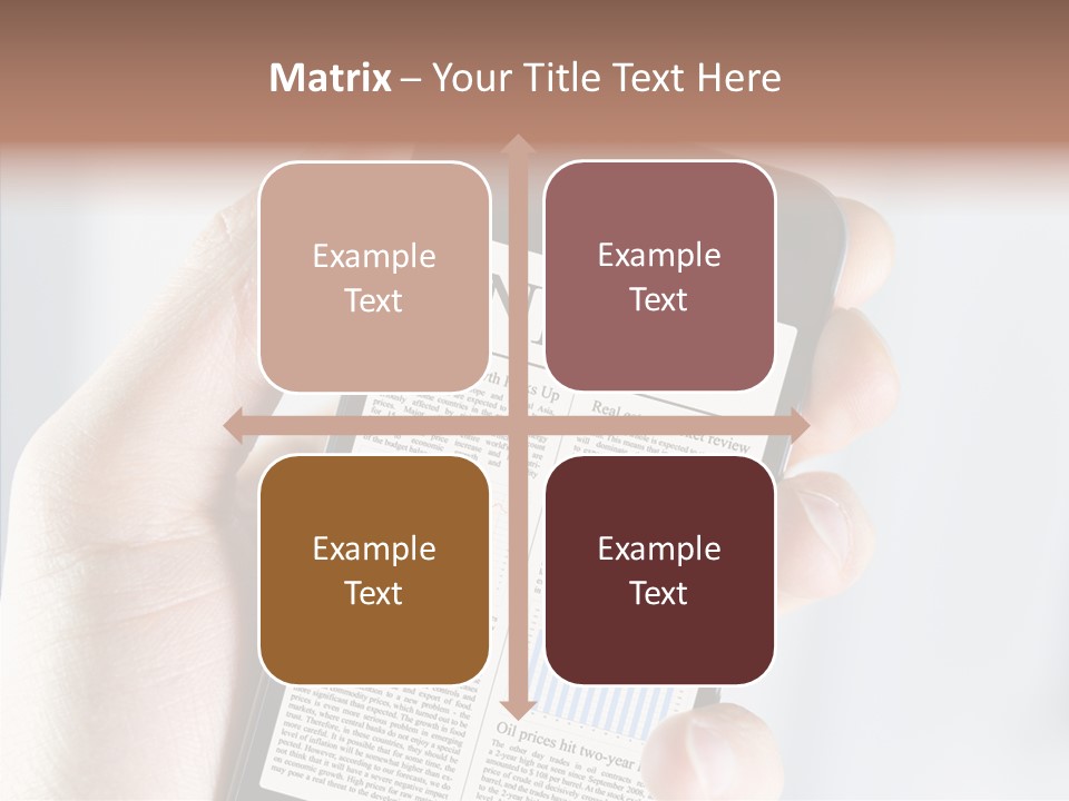 Business Information Mobile PowerPoint Template
