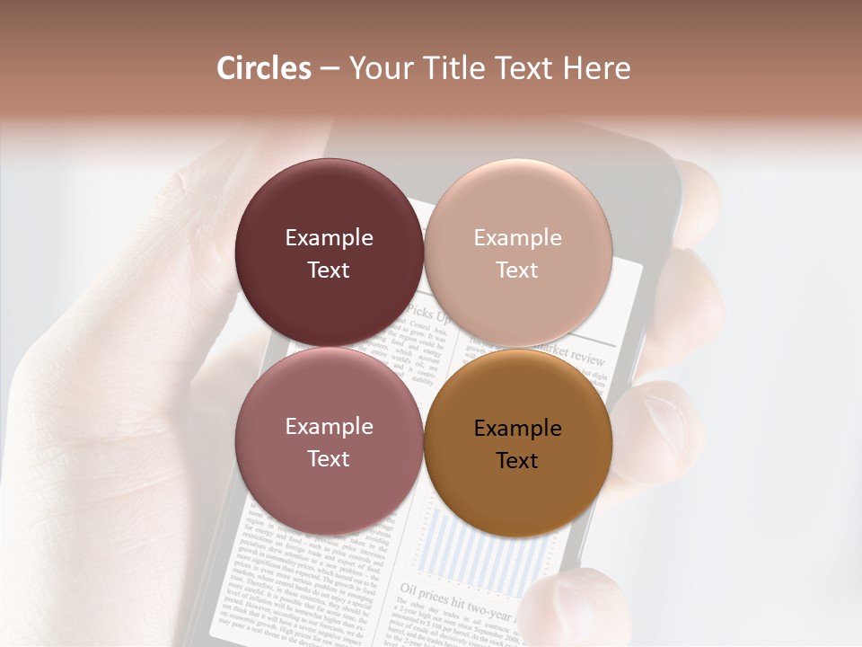 Business Information Mobile PowerPoint Template