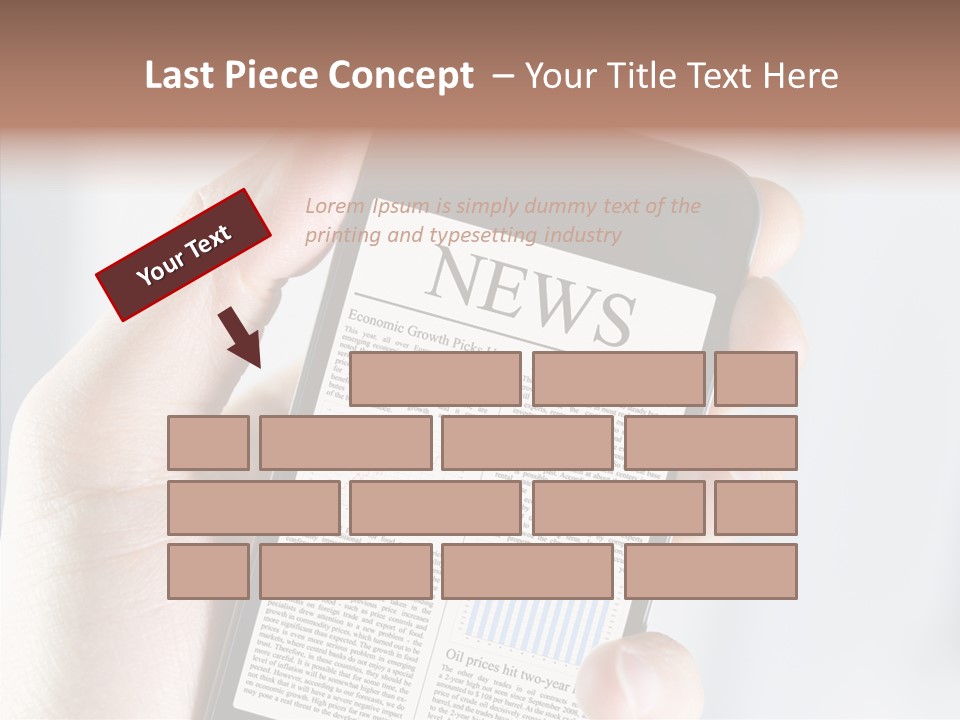 Business Information Mobile PowerPoint Template