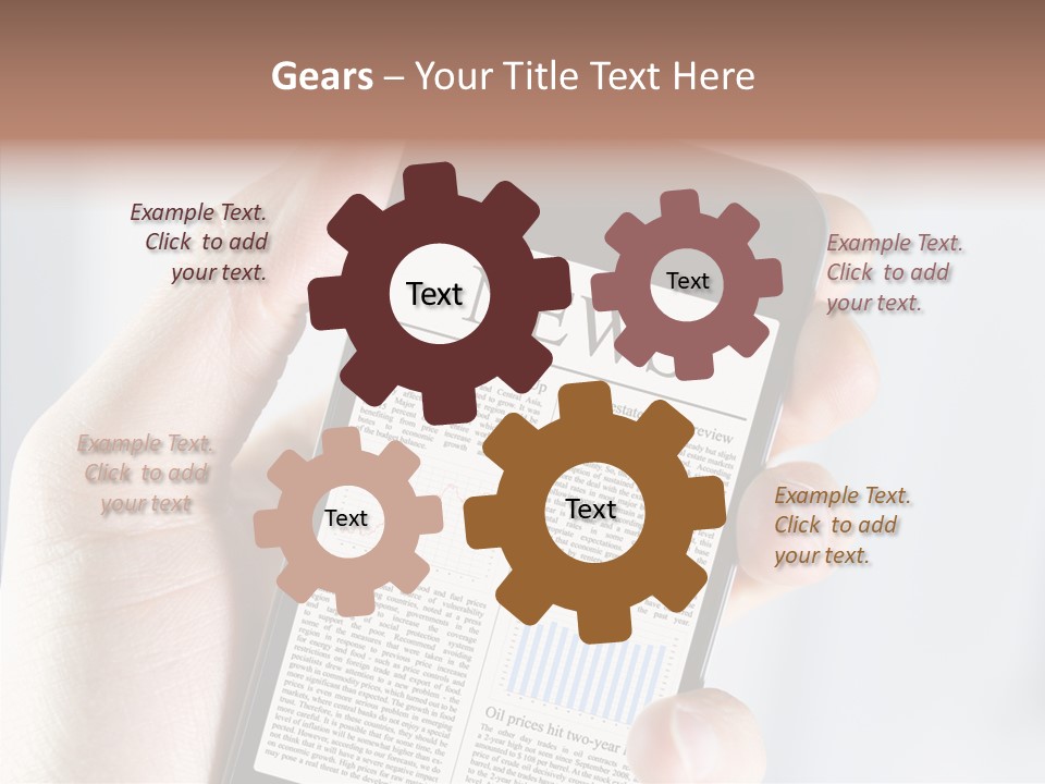 Business Information Mobile PowerPoint Template