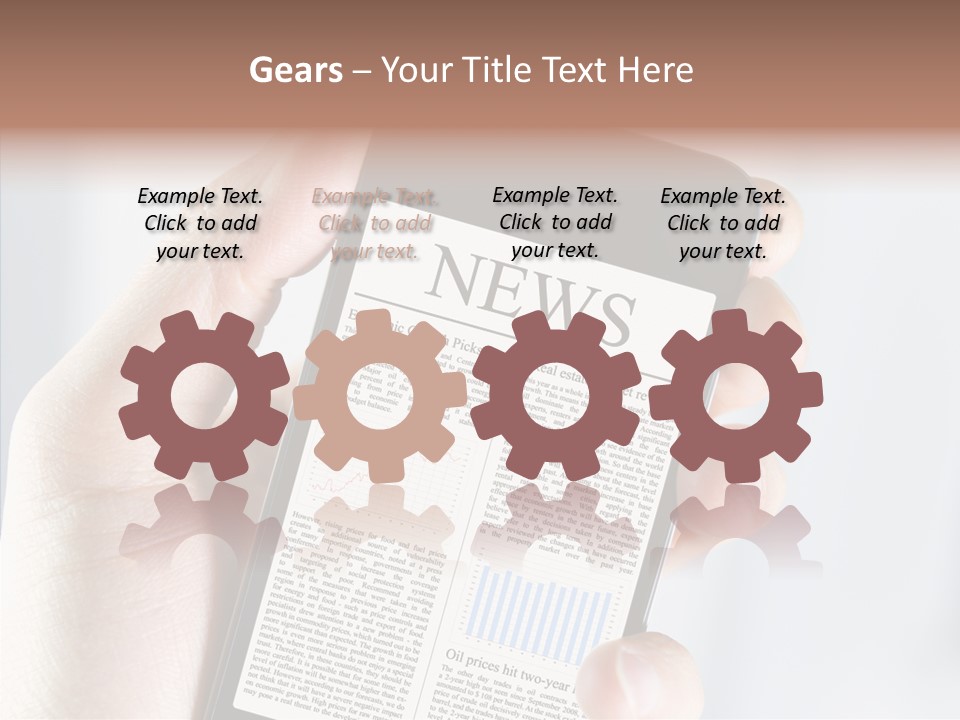 Business Information Mobile PowerPoint Template