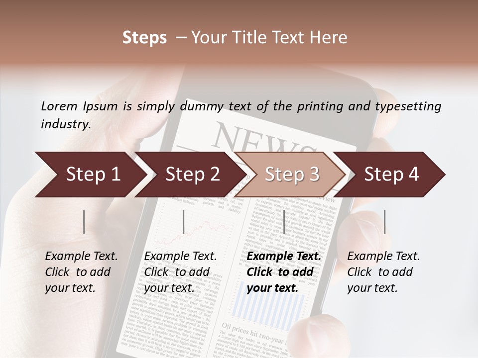Business Information Mobile PowerPoint Template