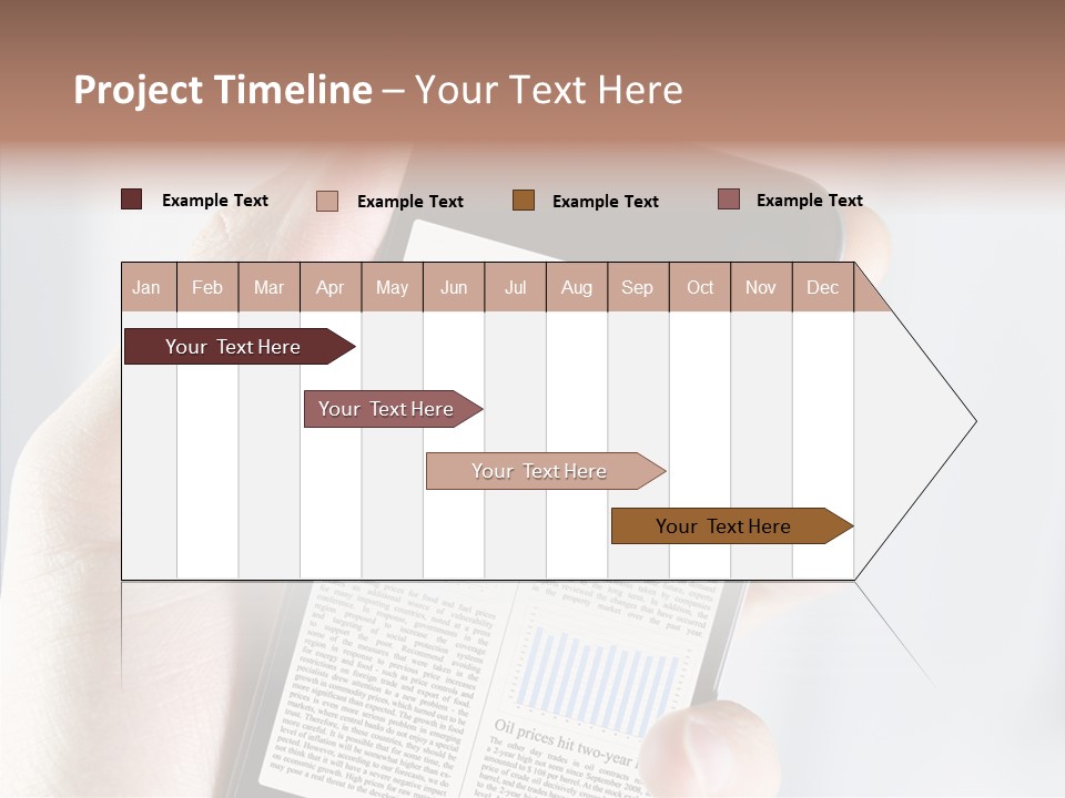 Business Information Mobile PowerPoint Template