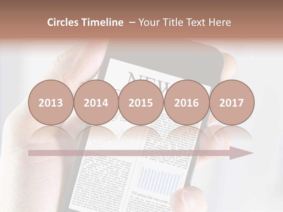 Business Information Mobile PowerPoint Template