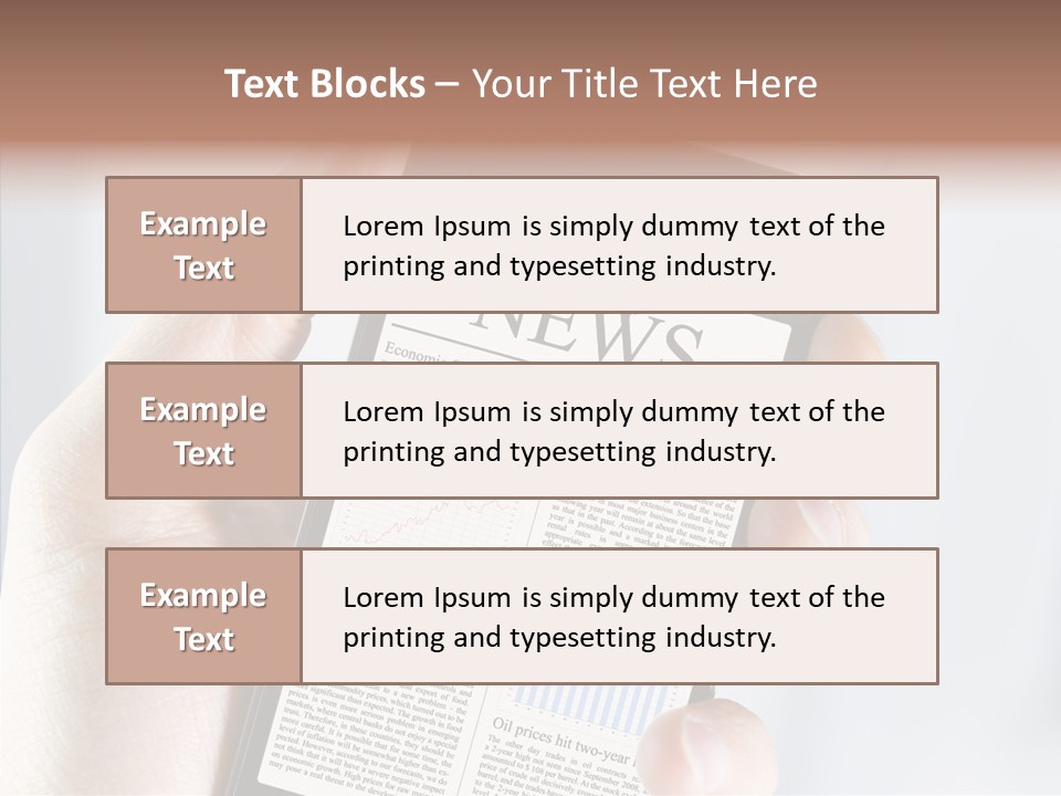 Business Information Mobile PowerPoint Template