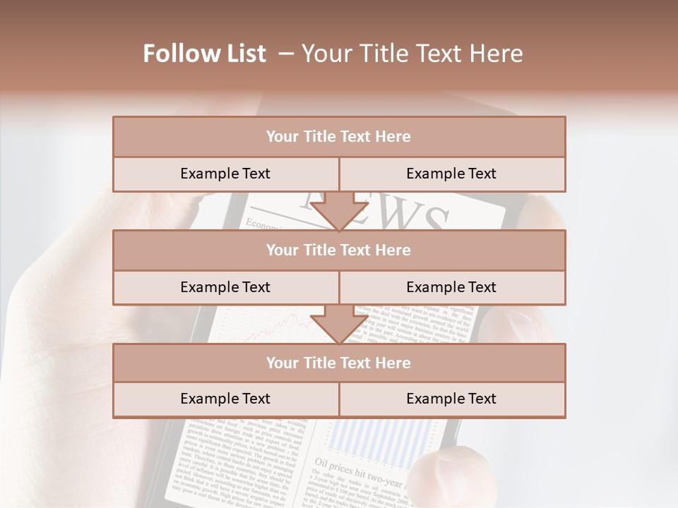Business Information Mobile PowerPoint Template