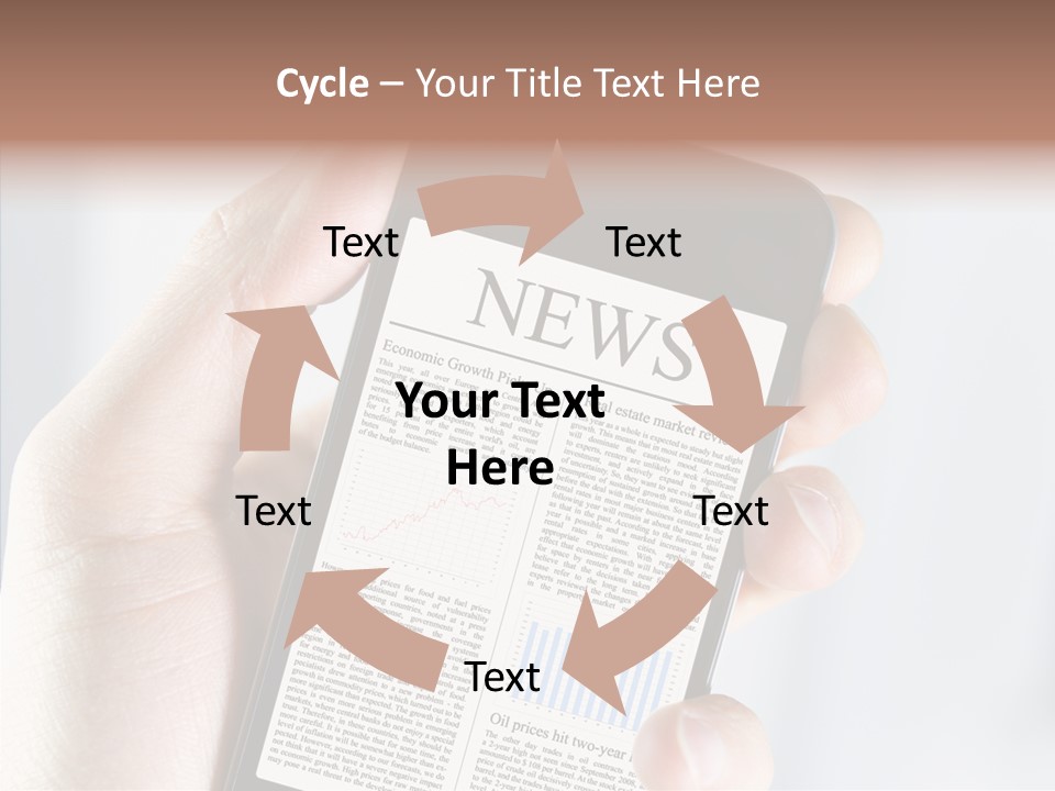 Business Information Mobile PowerPoint Template