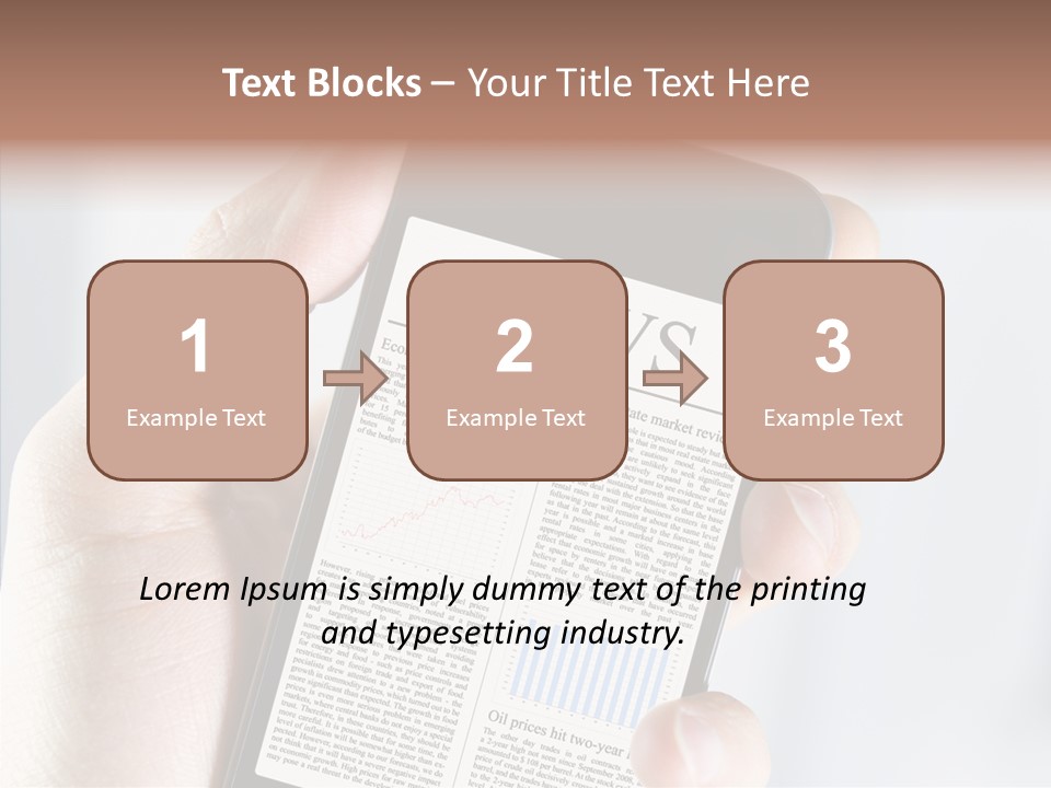 Business Information Mobile PowerPoint Template