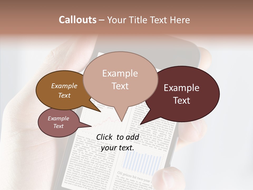 Business Information Mobile PowerPoint Template