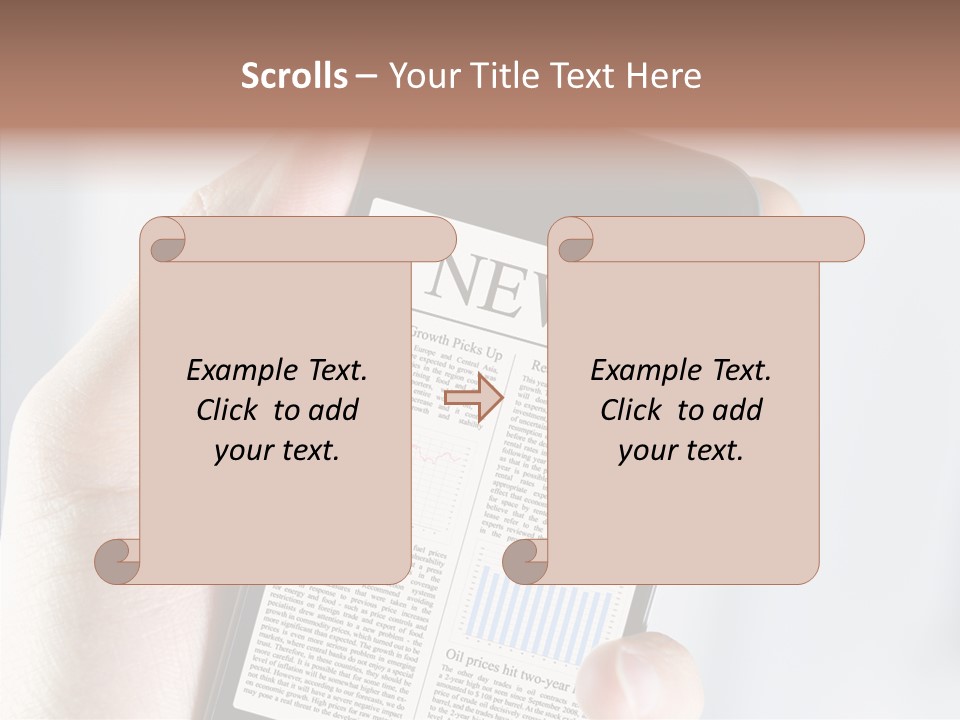 Business Information Mobile PowerPoint Template