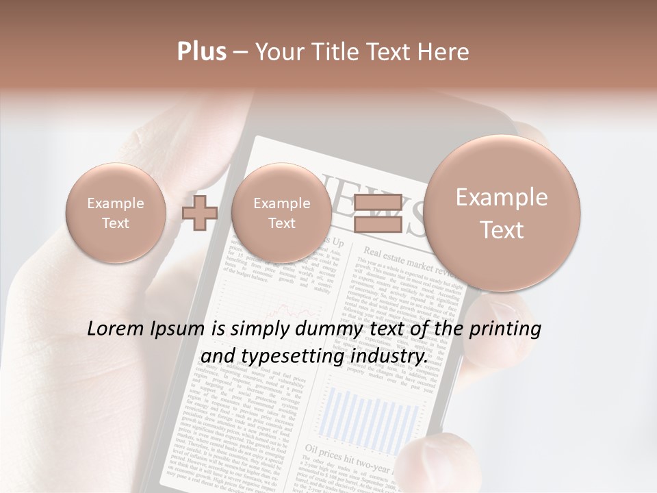 Business Information Mobile PowerPoint Template