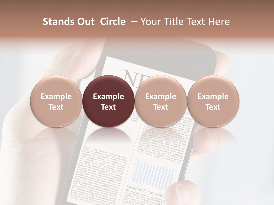 Business Information Mobile PowerPoint Template