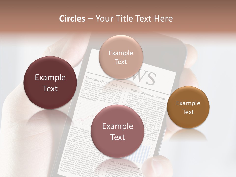 Business Information Mobile PowerPoint Template