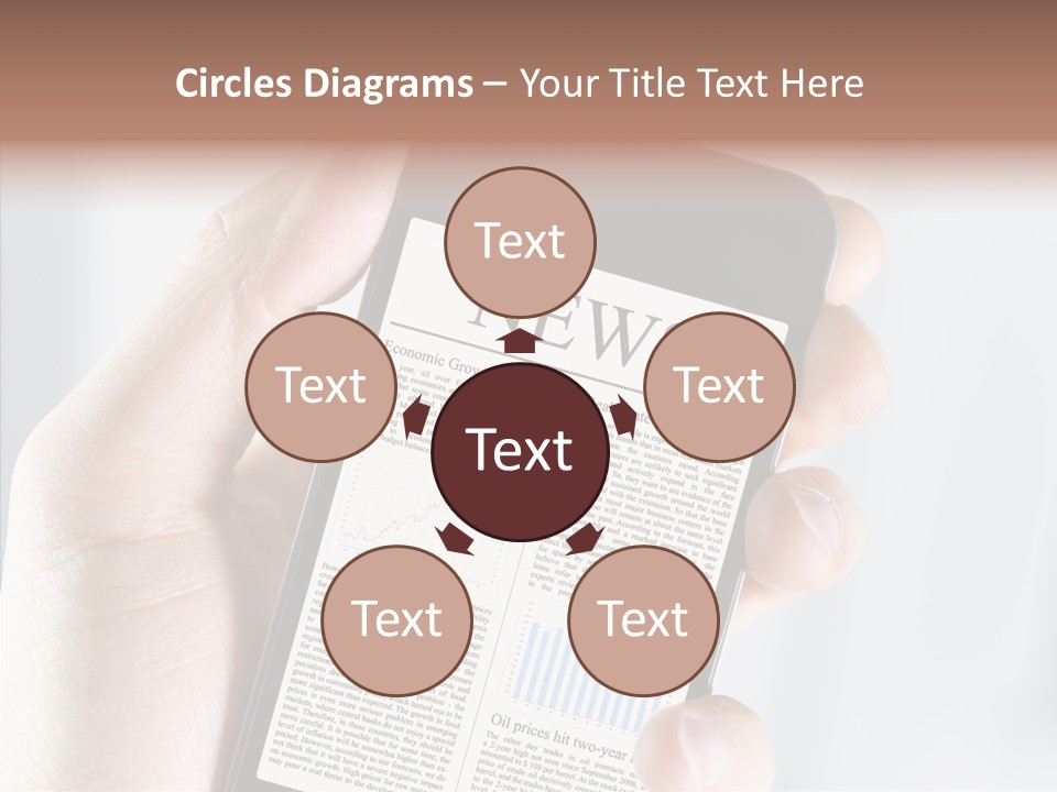 Business Information Mobile PowerPoint Template