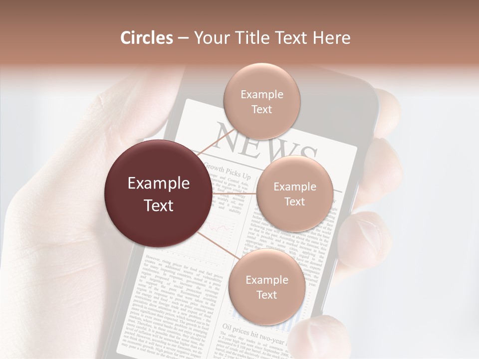 Business Information Mobile PowerPoint Template