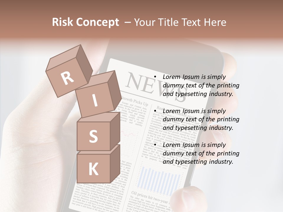 Business Information Mobile PowerPoint Template