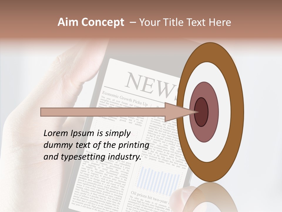 Business Information Mobile PowerPoint Template