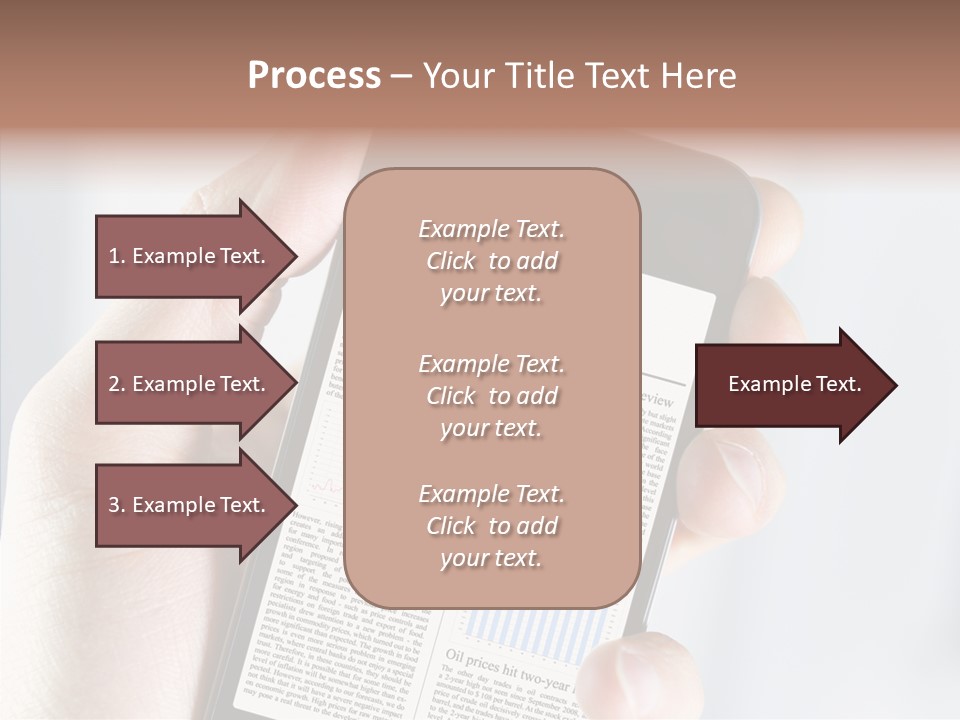 Business Information Mobile PowerPoint Template