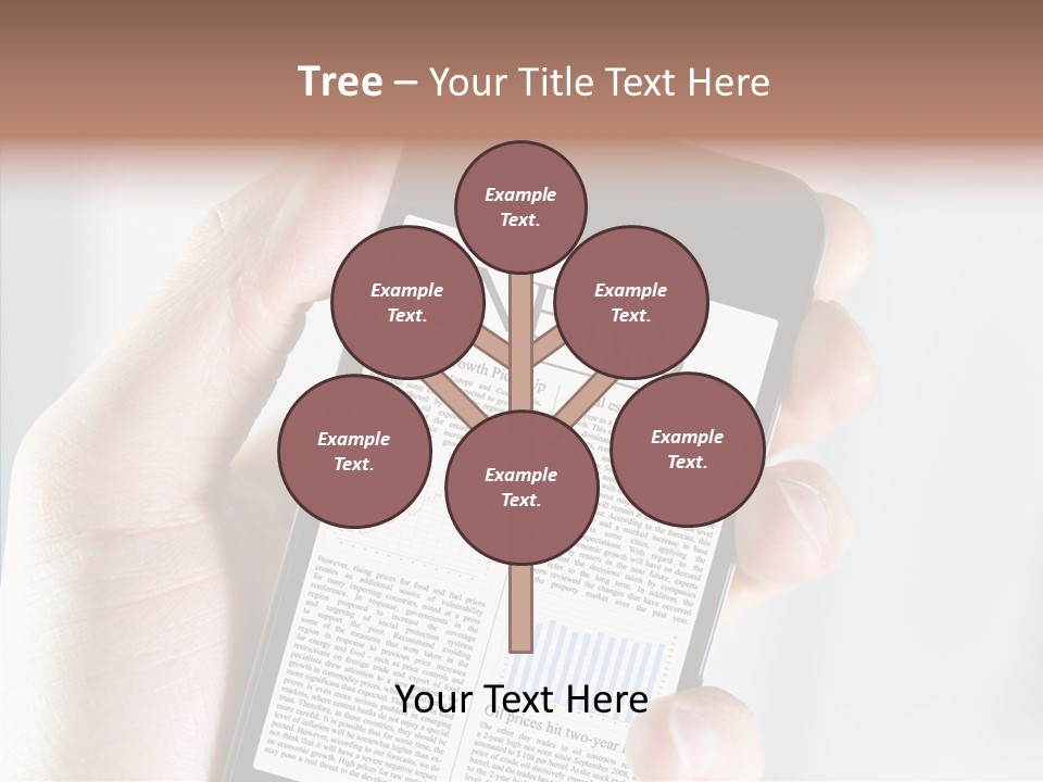 Business Information Mobile PowerPoint Template