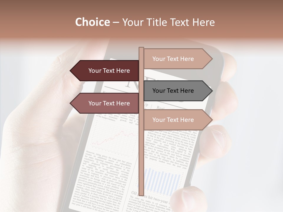 Business Information Mobile PowerPoint Template