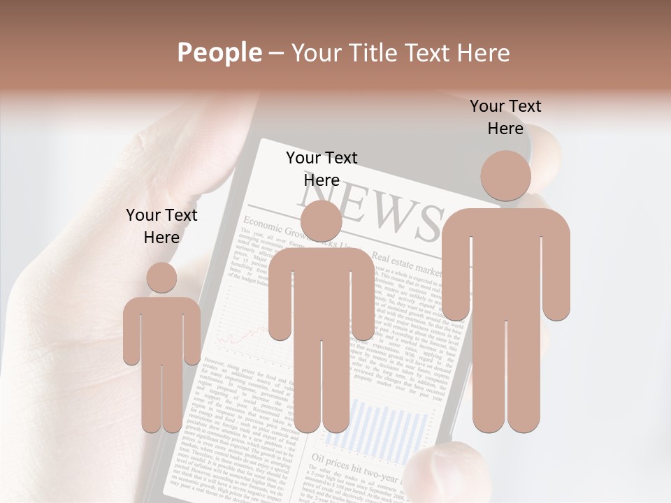 Business Information Mobile PowerPoint Template