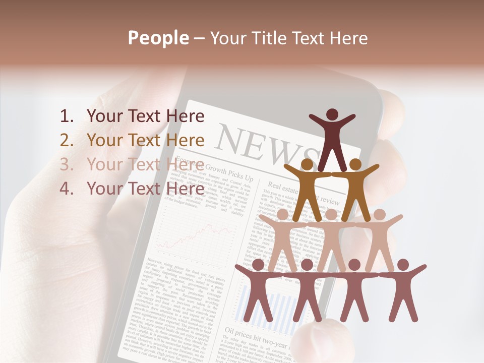 Business Information Mobile PowerPoint Template