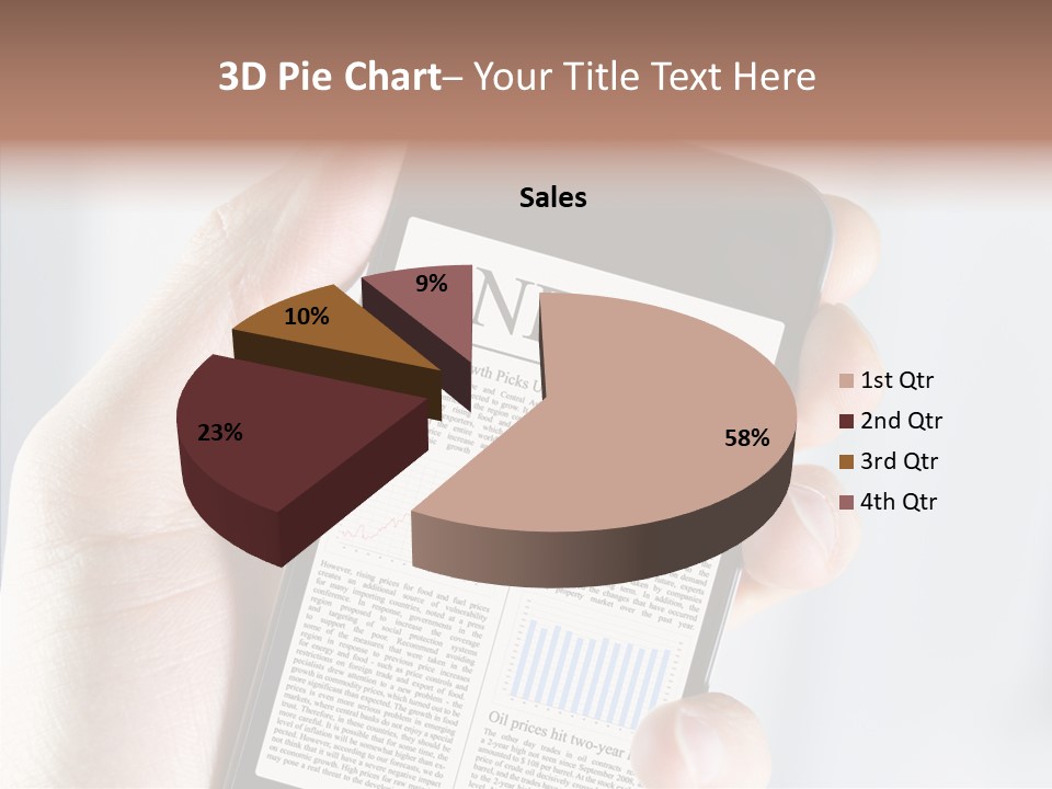 Business Information Mobile PowerPoint Template