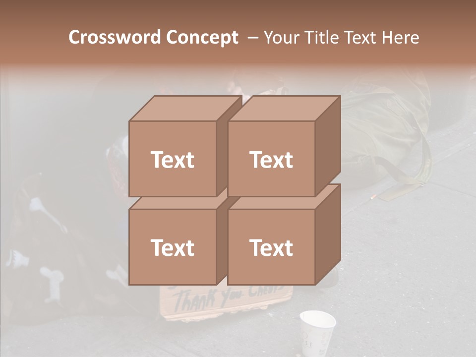 Tired Usa Luck PowerPoint Template