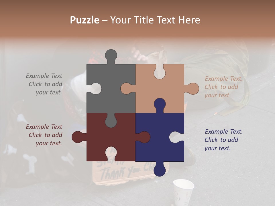 Tired Usa Luck PowerPoint Template