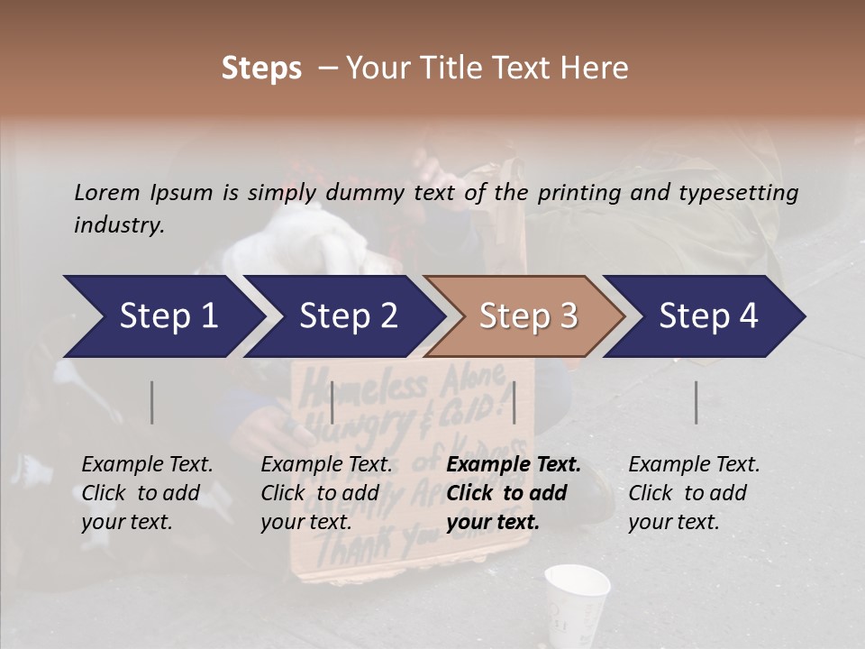 Tired Usa Luck PowerPoint Template