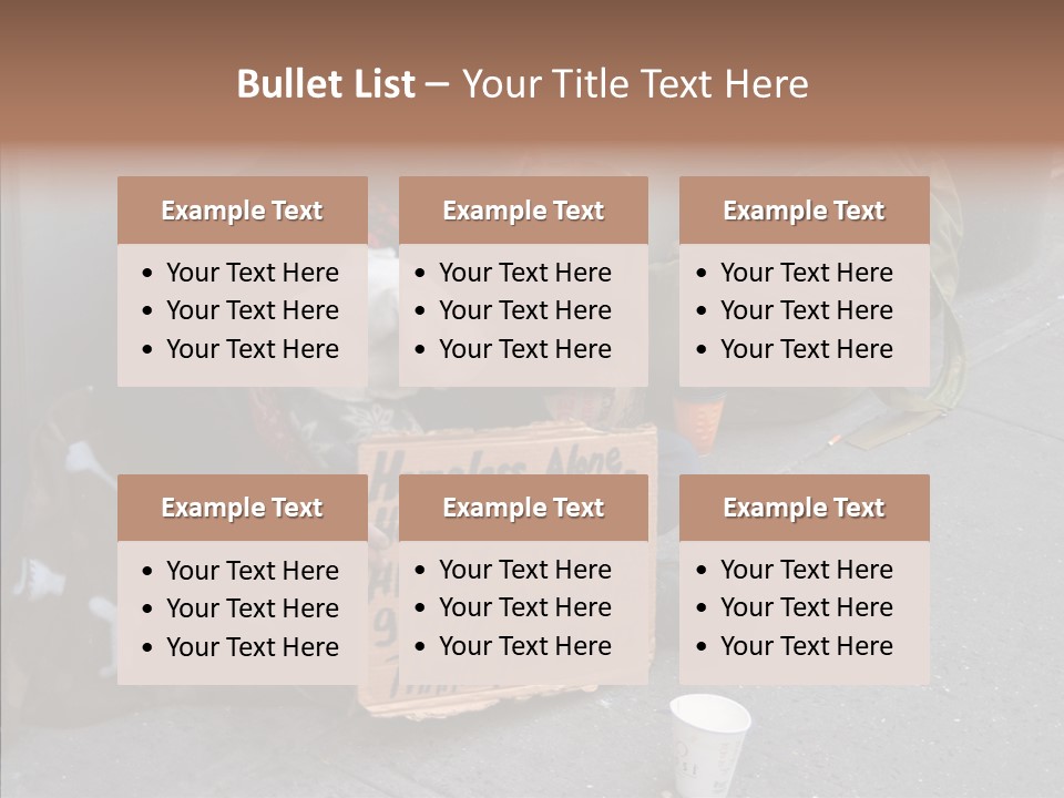 Tired Usa Luck PowerPoint Template