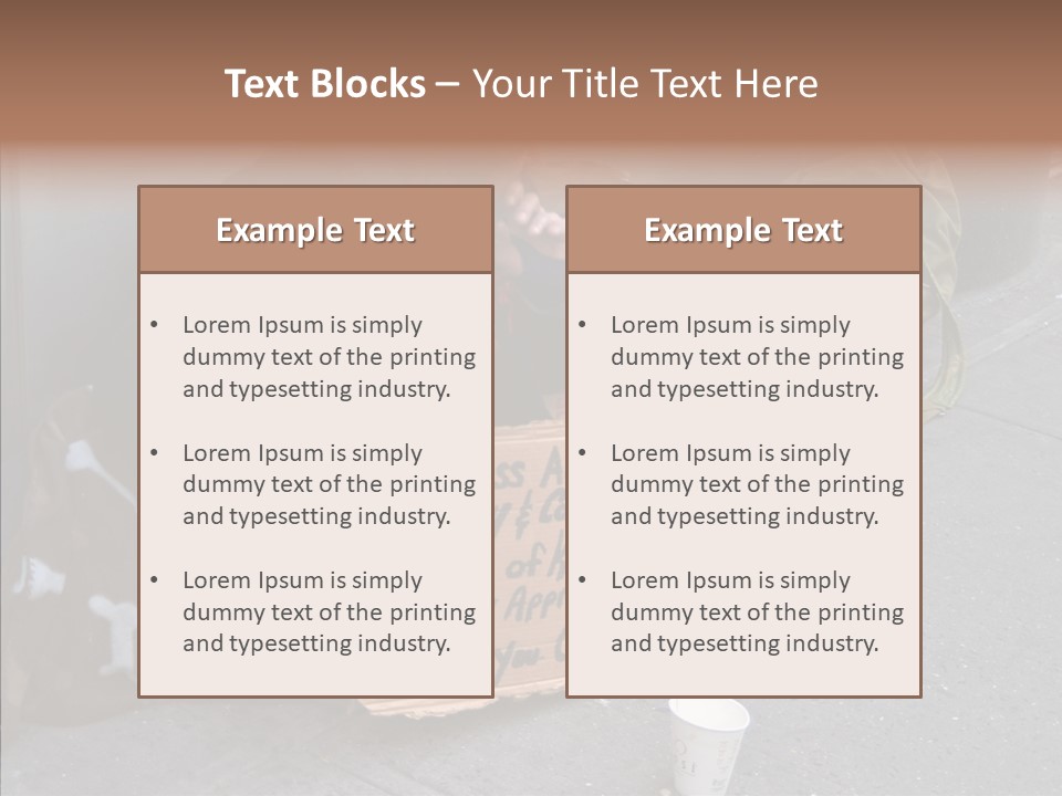 Tired Usa Luck PowerPoint Template