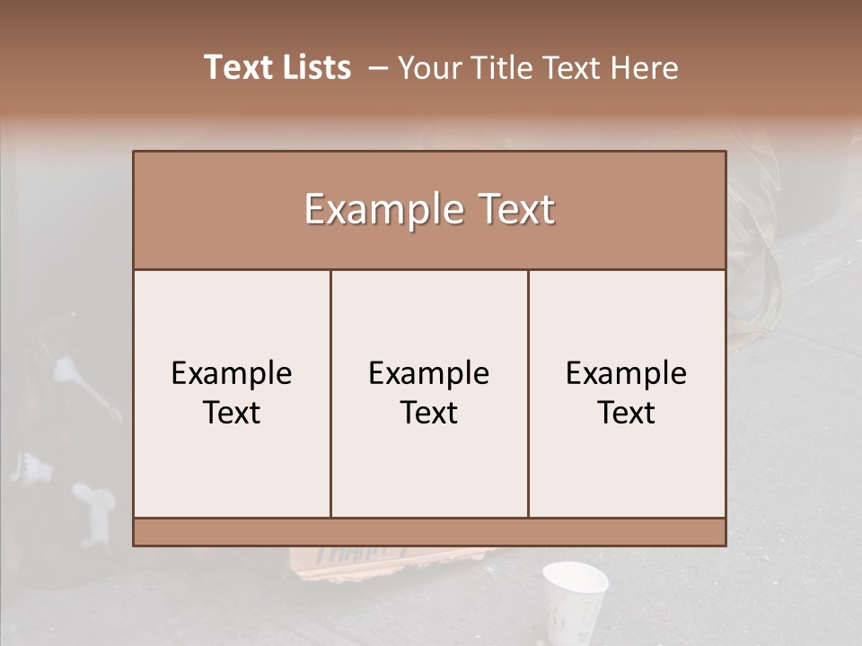 Tired Usa Luck PowerPoint Template