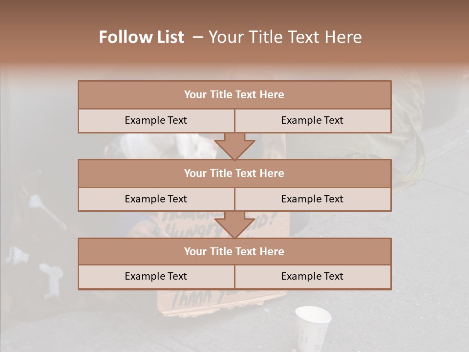 Tired Usa Luck PowerPoint Template