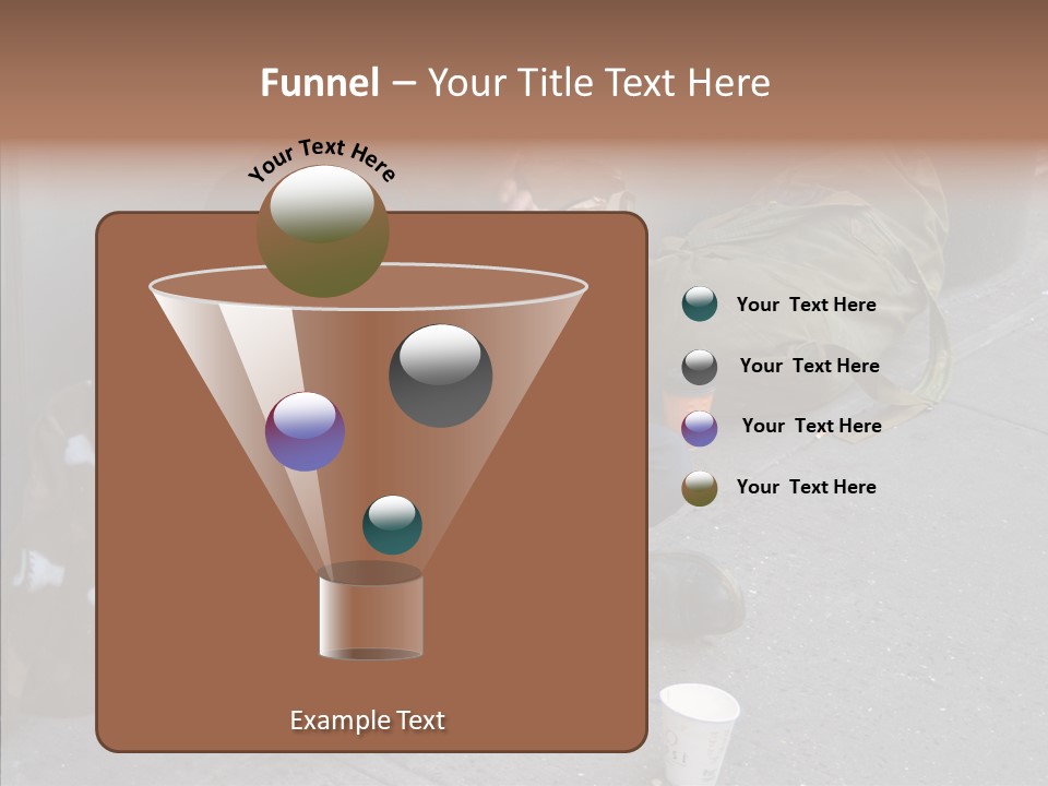 Tired Usa Luck PowerPoint Template