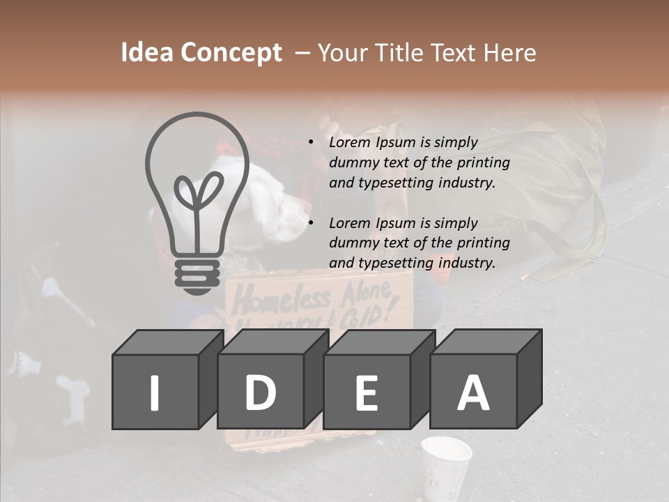 Tired Usa Luck PowerPoint Template