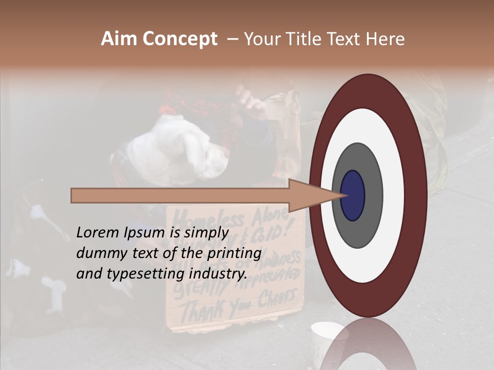 Tired Usa Luck PowerPoint Template